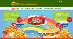 Desktop Screenshot of le-coin-gourmand.com